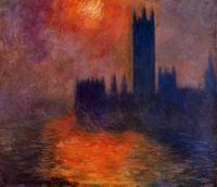 Monet, Claude Oscar - Houses of Parliament, Sunset